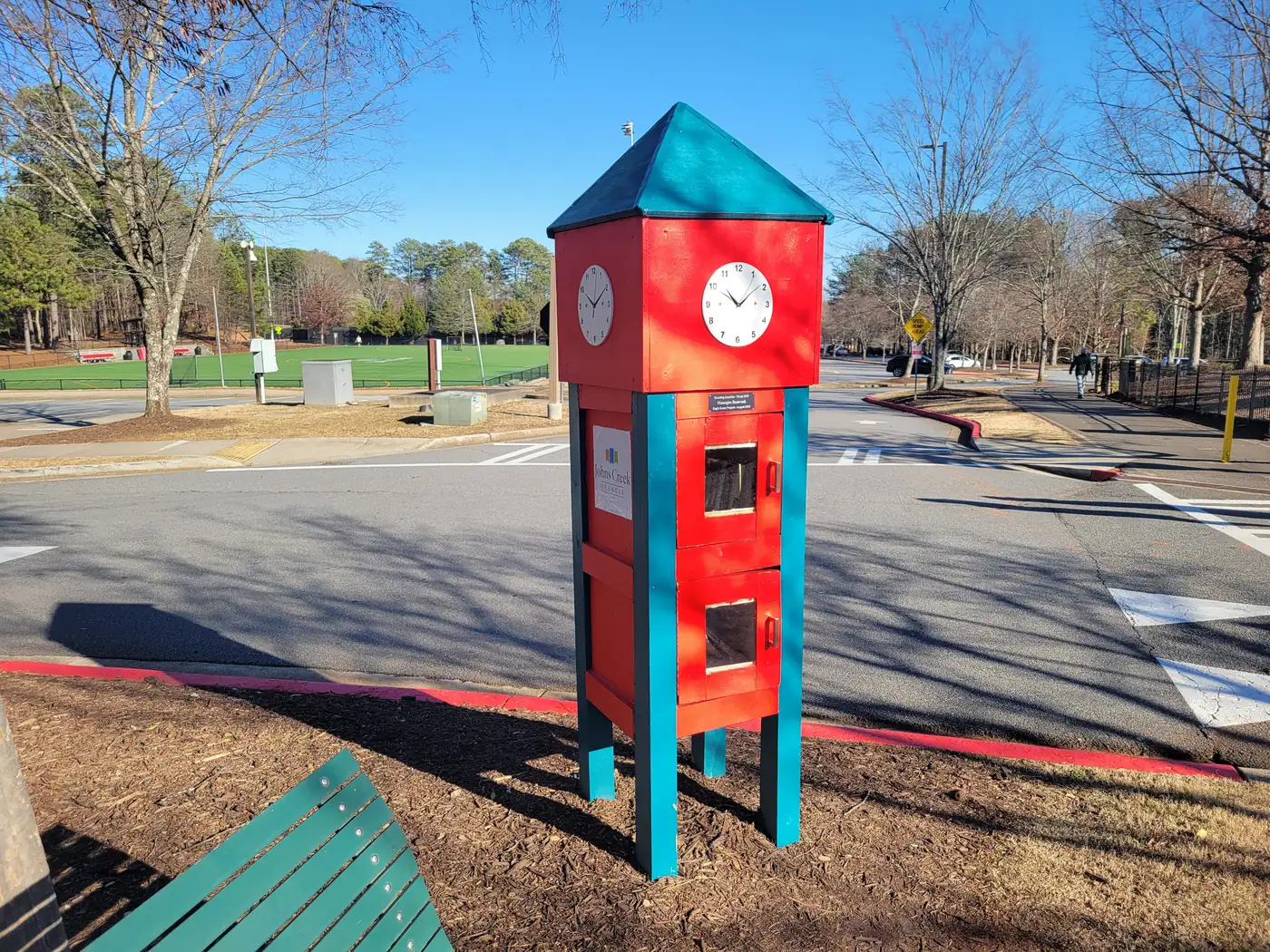 A Little Free Library at Newtown Park in Johns Creek