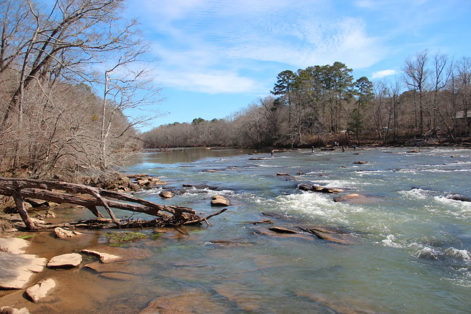 The Chattahoochee River at the Jones Bridge unit of the national recreation area